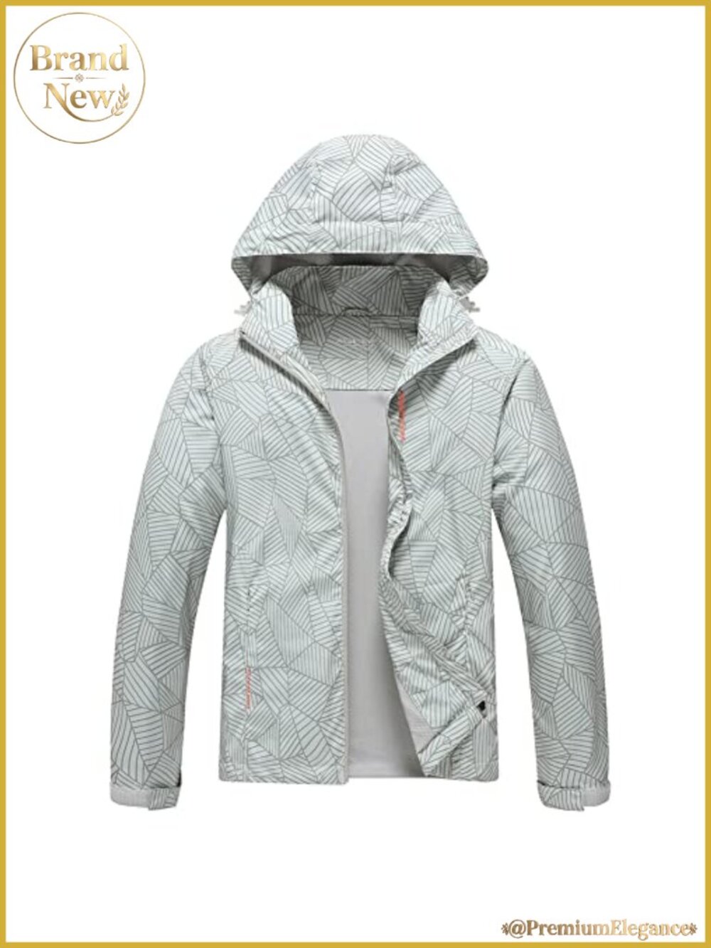 Women's Lightweight Waterproof Softshell Rain Jacket Hooded Windbreaker